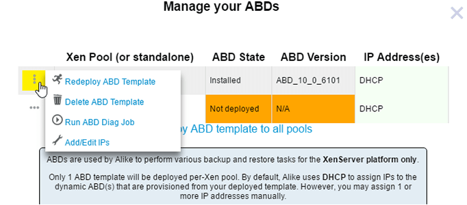 how to configure abds screenshot